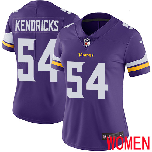 Minnesota Vikings 54 Limited Eric Kendricks Purple Nike NFL Home Women Jersey Vapor Untouchable